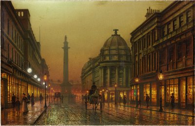 Grainger Street, Newcastle upon Tyne, 1902 von Louis Grimshaw